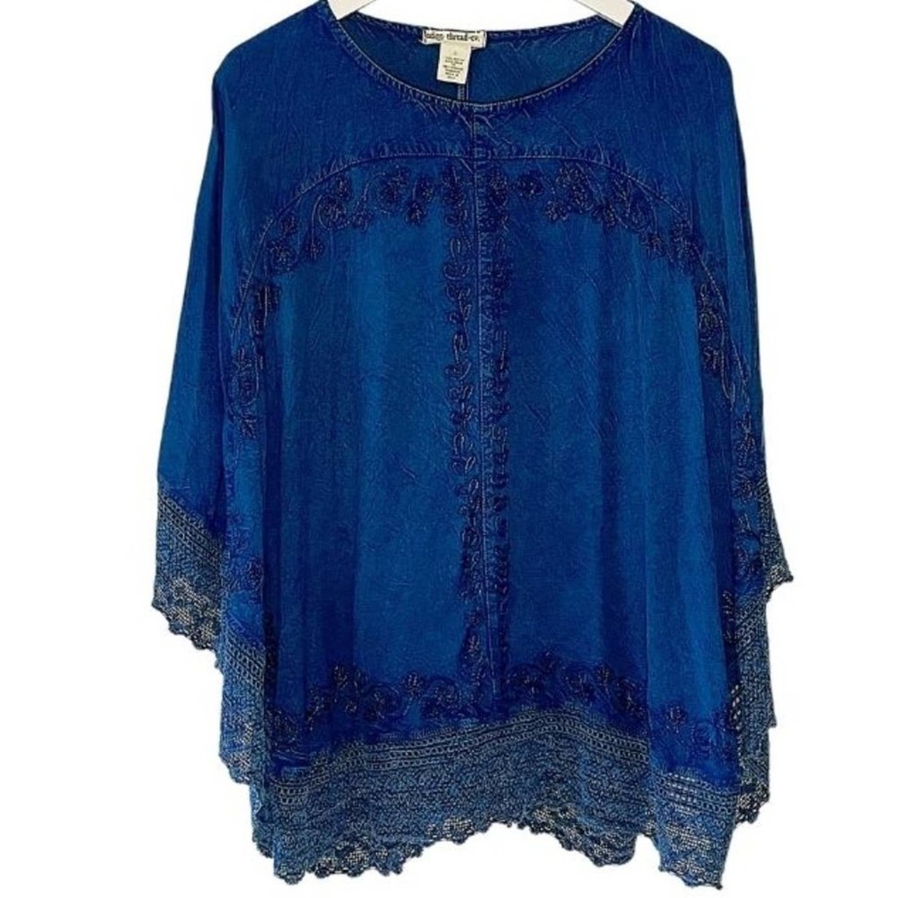 Iadigo Thread Co. Poncho Like Top / Coverup